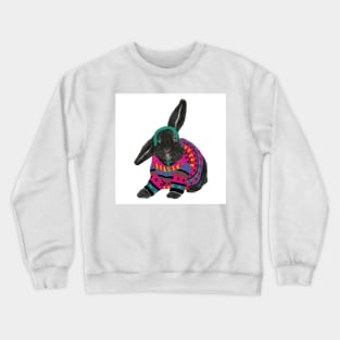 Rabbit hearted girl Crewneck Sweatshirt